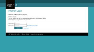 
                            2. AUT Network Services - Autonline Portal