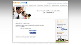 
                            5. Auto and RV Policyholders - National General Insurance - Good Sam National General Insurance Portal