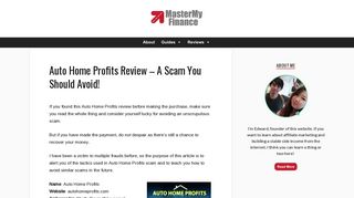 
                            3. Auto Home Profits Review - A Scam You Should Avoid! - Auto Home Profits Login