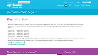 Automatically Sign-In to WiFi | Optimum - Everywhere Internet Portal