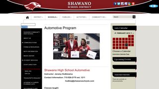 
                            6. Automotive Program - Shawano School District
