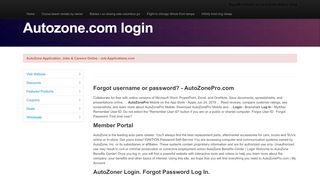 
                            8. Autozone.com login - Az Peoplesoft Autozone Login