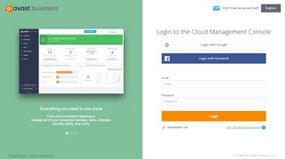 Avast Business Cloud Console