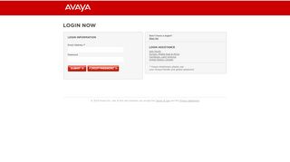 
                            1. Avaya SSO Login - Avaya Portal