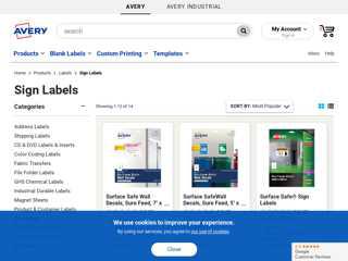 Avery  Labels, Cards, Dividers, Office Supplies & More