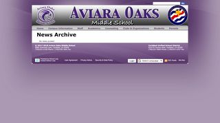 Aviara Oaks Middle School: News Archive - Https Timeweb Ingles Markets Com Ingles Portal Aspx