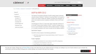 
                            5. AVIP for MIPI CSI-2 | Cadence IP - Csi Vip Portal
