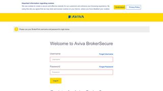 
                            6. Aviva BrokerSecure - Life & Pensions - Aviva Broker Portal