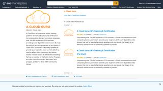 AWS Marketplace: A Cloud Guru - Amazon Web Services - Cloudguru Com Portal
