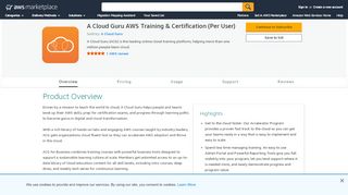 AWS Marketplace: A Cloud Guru AWS Training & Certification ... - Cloudguru Com Portal