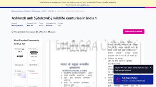 
                            9. axHknzk unh ¼dukZVd½ Wildlife Centuries in India 1 ... - Gsa Vle Portal