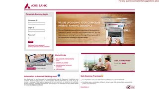 
                            4. Axis Bank Internet Banking - Axis Bank Netbanking Portal Corporate