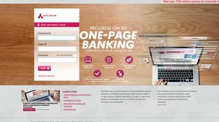 
Axis Bank Internet Banking
