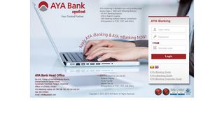 
                            1. AYA iBanking - Aya Mbanking Portal