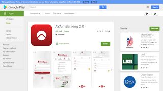 
                            3. AYA mBanking 2.0 - Apps on Google Play - Aya Mbanking Portal