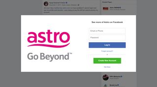 
                            7. Ayep Dzainal - did your https://selfservice.astro ... - Facebook - Astro Portal Self Service