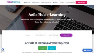 
                            6. Azilo Hub e-Learning | AziloTraining - Social Care Hub Portal