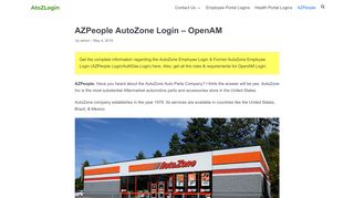 
                            6. AZPeople AutoZone Login - AtoZlogin.Com - Az Peoplesoft Autozone Login