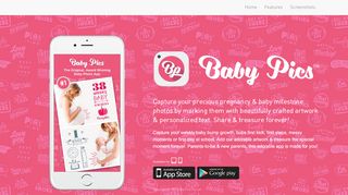 
                            6. Baby Pics App - Baby Bump Portal