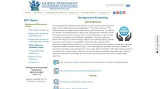 
                            5. Background ... - Florida Department of Children and Families - Cdc Plus Login
