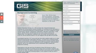 
                            7. Background Screening - Geninfo Portal