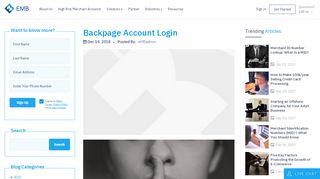 
Backpage Account Login | High Risk Merchant Accounts
