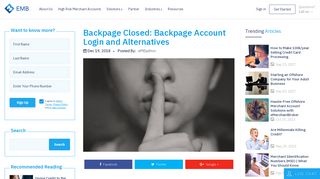 
Backpage Closed: Backpage Account Login and Alternatives ...
