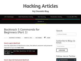 
                            9. Backtrack 5 Commands for Beginners (Part 1)