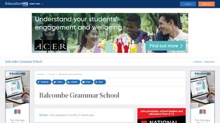 
                            7. Balcombe Grammar School — EducationHQ - Balcombe Grammar Intranet Portal