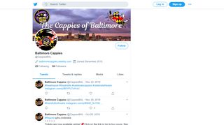 
                            8. Baltimore Cappies (@CappiesBAL) | Twitter - Cappies Cis Portal