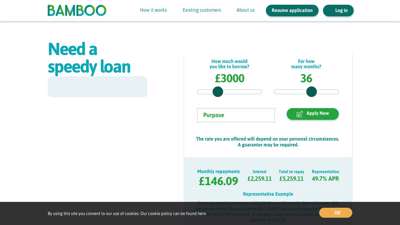 
                            2. Bamboo Loans | Guarantor Loans | Personal Unsecured Loans