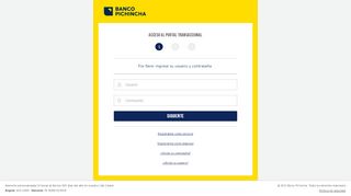 
                            8. Banca Virtual - Banco Pichincha - Internexo Pichincha Portal