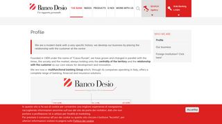 
                            3. Banco Desio Corporate Website - Banco Desio Portal