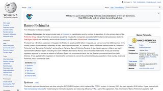 
                            9. Banco Pichincha - Wikipedia - Internexo Pichincha Portal