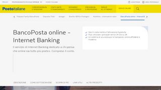 
                            1. BancoPosta online - Poste Italiane - Bancopostaonline Portal