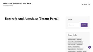 
                            5. Bancroft And Associates Tenant Portal PDF – Free Download Ebook ... - Bancroft And Associates Tenant Portal