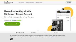 
Bank accounts, open a basic bank account online | thinkmoney  
