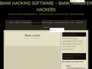 Bank Logins Hacking Software - Verified Bank Logins Online ...