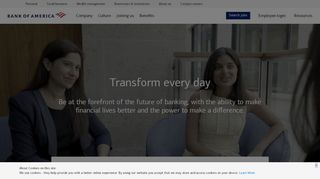 
                            1. Bank of America Careers Site - Apply at Bank of America