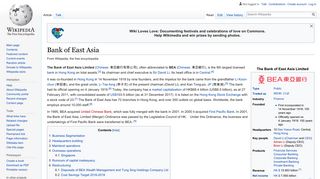
Bank of East Asia - Wikipedia  
