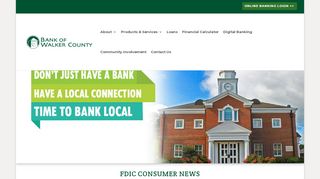 
                            2. Bank of Walker County: Home - First Bank Of Jasper Portal