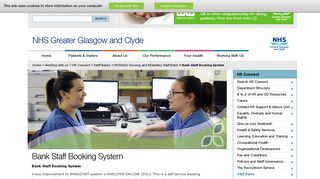 
                            4. Bank Staff Booking System - NHS Greater Glasgow and Clyde - Eol Staff Bank Lanarkshire Login
