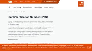 
                            7. Bank Verification Number (BVN) | GTBank - Bvn Registration Portal