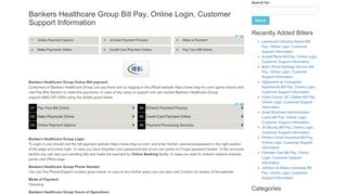 
                            7. Bankers Healthcare Group Bill Pay, Online Login, Customer ... - Bhg Credit Card Login