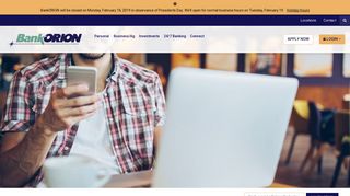 
                            3. Banking Anytime Anywhere - BankORION - Bankorion Online Banking Portal