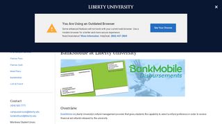 
                            7. BankMobile at Liberty University | ID & Campus Services ... - Liberty University Higher One Portal