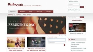 
                            6. BankSouth Home Page - Bank Of Madison Ga Portal