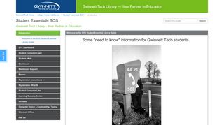 Banner - Gwinnett Tech Library - LibGuides - Gwinnett Tech User Portal