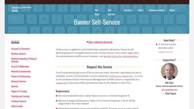 Banner Self-Service - Brown University