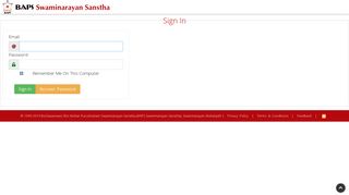 
                            1. BAPS Swaminarayan Sanstha - Sign In - BAPS.org - Baps Login